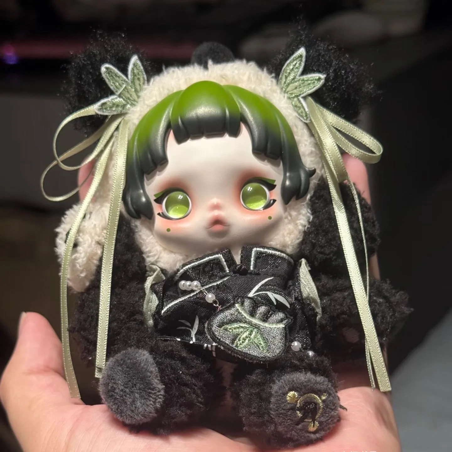 New Chinese Style Skullpanda Bear Doll Clothes Skins Reusable Doll Accessories Traditional Artistic Design Toys Hobbies