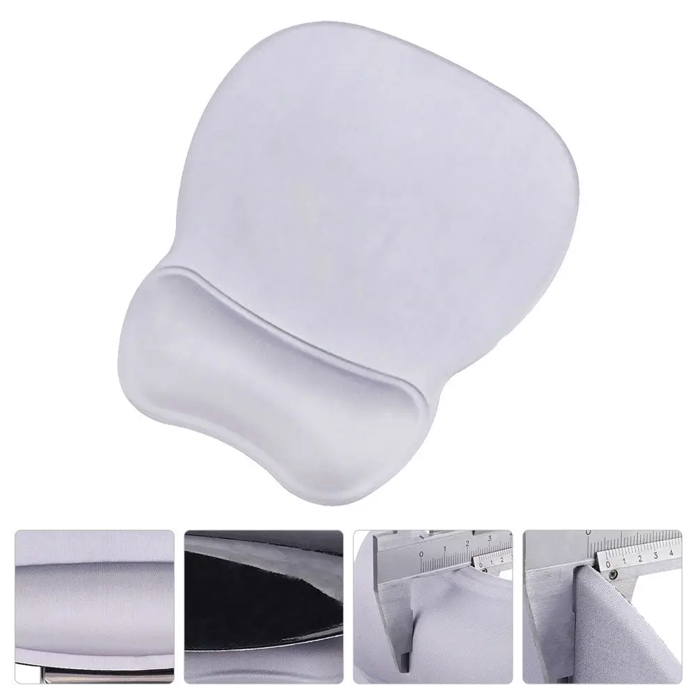 

Memory Foam Wrist Support Mouse Pad Anti-Skid Base for Gaming and Office Use Improves Posture Reduces Elbow Shoulder Stress