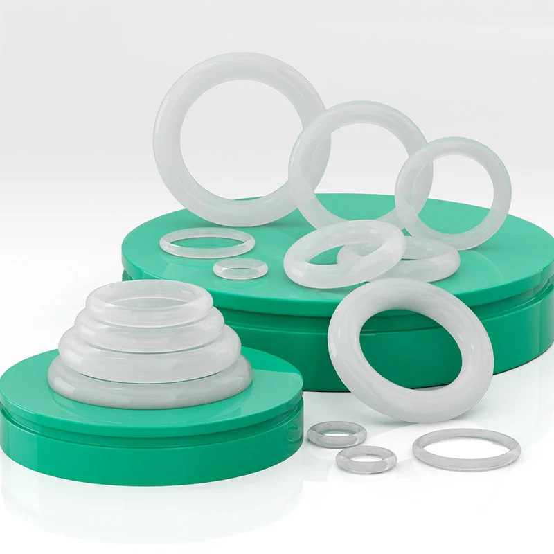 5~50Pcs CS 4mm White Silicone O-Ring Food Grade Seal Washer OD：15mm~80mm High Temperature Resistant Waterproof and insulated