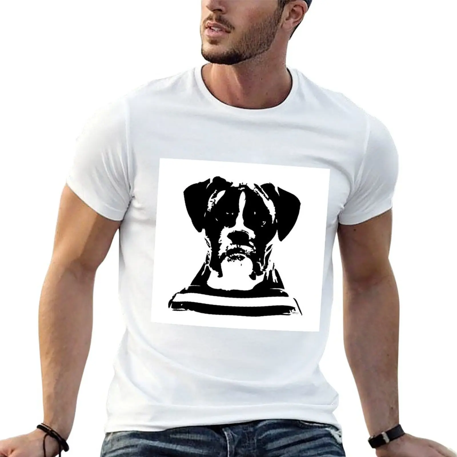 

t funny for t man Boxer funny man T-Shirt cotton shirts shirts graphic for