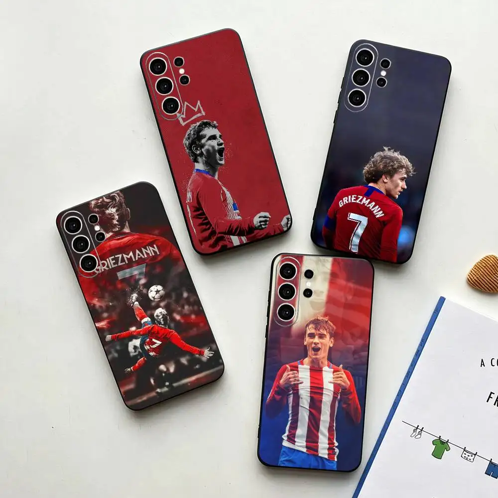 A-Antoine Griezmann Phone Case For Samsung S25,S24,S21,S22,S23,S30,Ultra,S20,Plus,Fe,Note,10,9,5G Black Cover