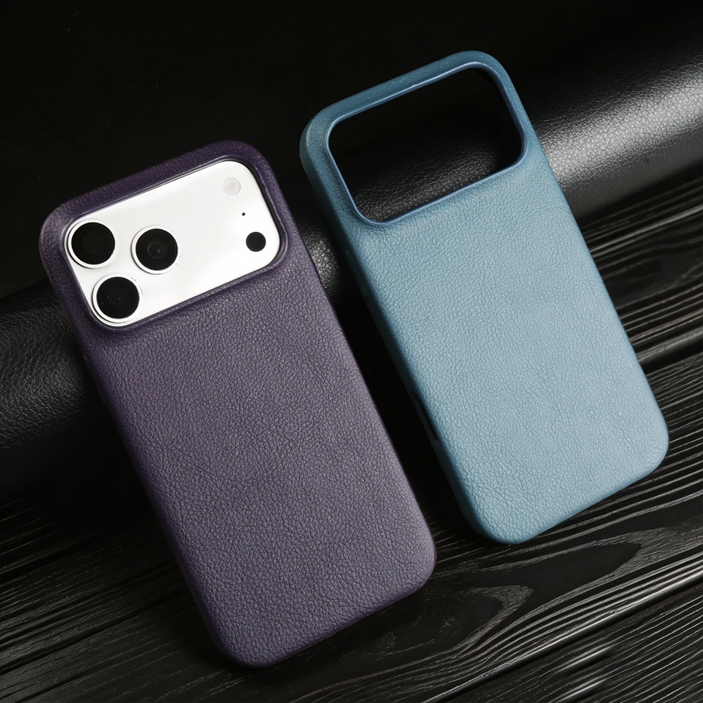 Premium Lychee Texture Leather Case For iphone 17 Pro Max Air 17e 16e 16 15 14 11 7 8 Plus 13 12 Mini Phone Cases Back Cover Bag