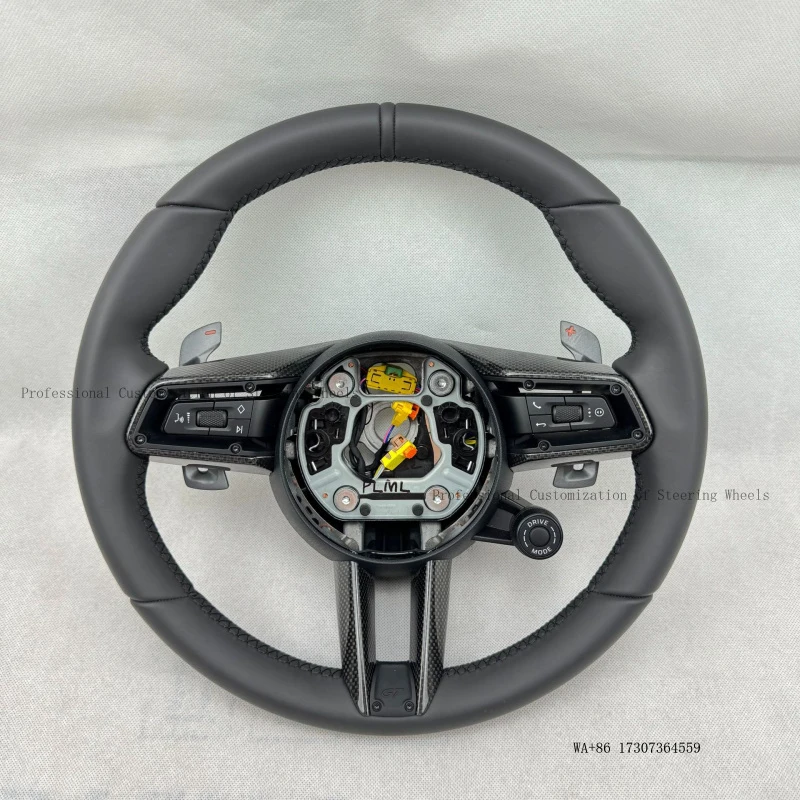 Suitable for Porsche carbon fiber steering wheel with original knob, for upgrading old models to new ones, Macan, Panamera, Caye