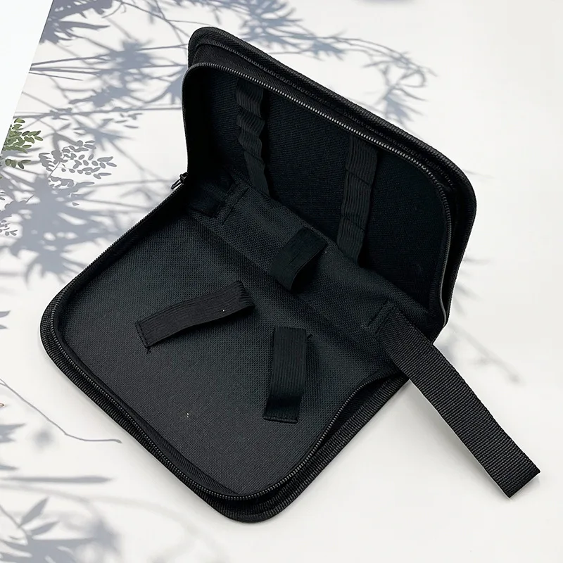 Portable Protection Carry Case Bag for hot melt glue gun，Glue Sticks, Craft Sticks, Zipper Enclosure,  Black Handbag Universal