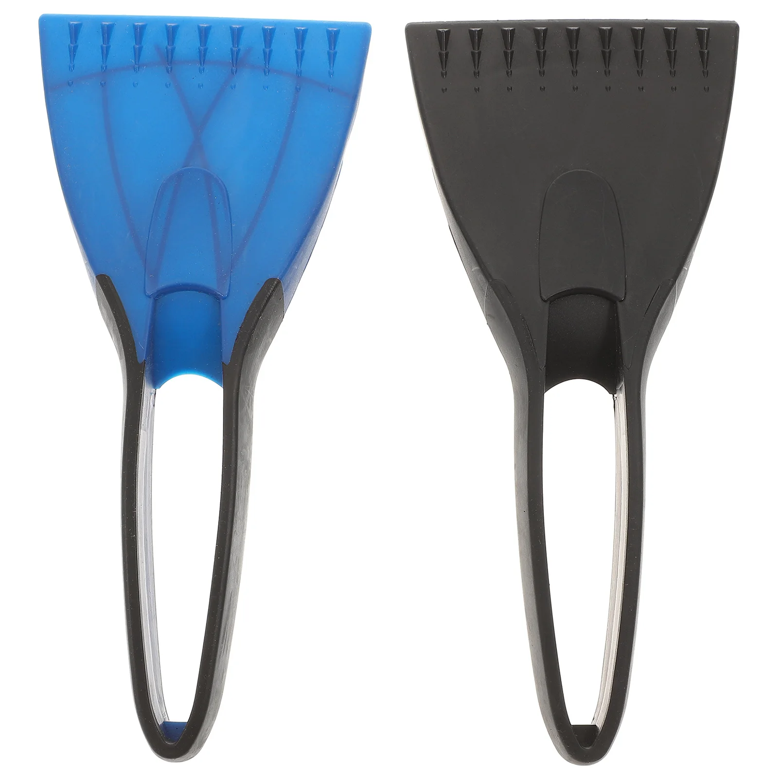 

2Pcs Snow Shovel Assorted Color Removal Tool Winter Use Small Size Sturdy Durable Premium Plastic Non Slip Grip