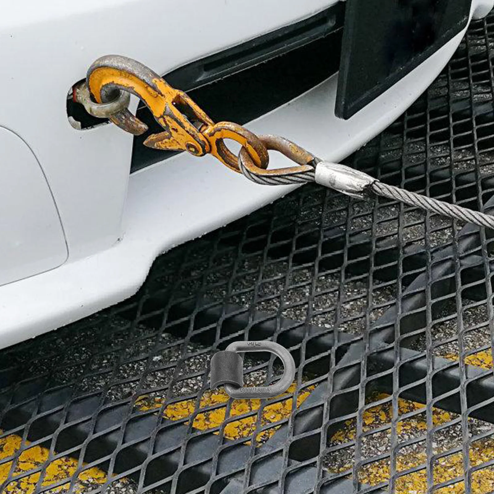 

D-type Pull-ring Trailer Accessories Heavy-duty D Rings for Truck Floor Hook Tie Down Straps D Ring Mounts Truck Parts
