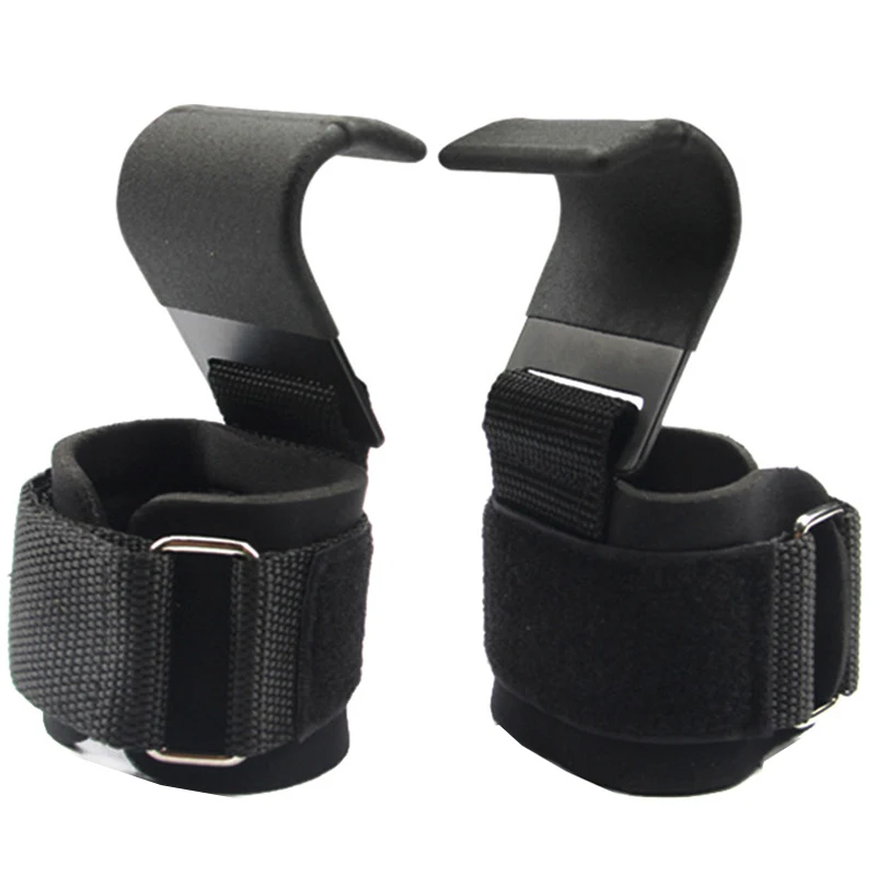 Non-Slip Weight Lifting Hooks,Premium Pair of Lifting Straps, Weightlifting, Deadlift, Chin, Pull Up and Exercise