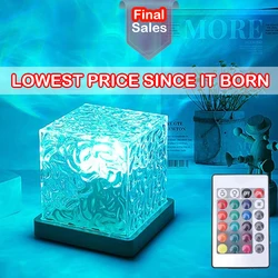 Ocean Wave Projector Light 16 Colors Midnight Aura Aurora Glow Lamp Home Office Bar Restaurant Underwater Projector Night Light