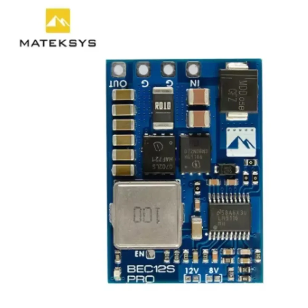 MATEK BEC12S-PRO 9-55 فولت إلى 5 فولت/8 فولت/12 فولت-5A منظم الجهد BEC وحدة الطاقة حماية التيار الزائد الاسترداد الذاتي لطائرة RC FPV بدون طيار #2