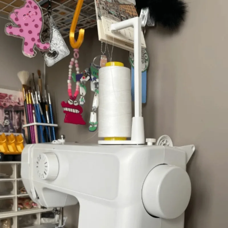 Sewing Machine Top Vertical Large Bobbin Holder, Anti-Tangle Thread Guide Universal for Household Sewing Machines/Overlockers