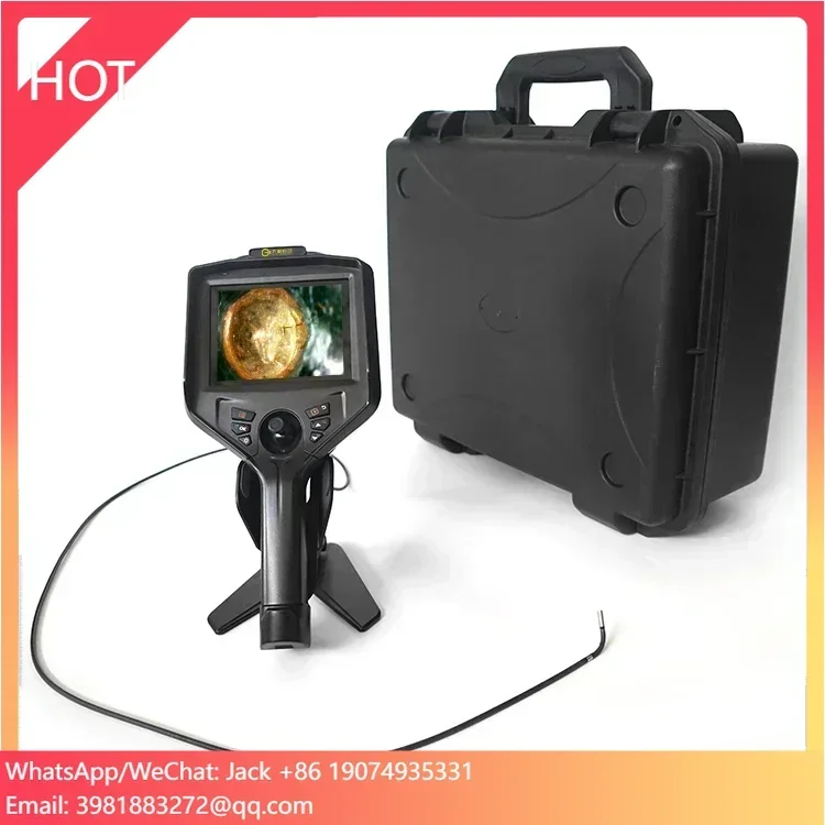 IP67 Waterproof 4 Way Articulating Industrial Pipe Car Engine Tube Inspection Borescope Videoscop Endoscope Camera