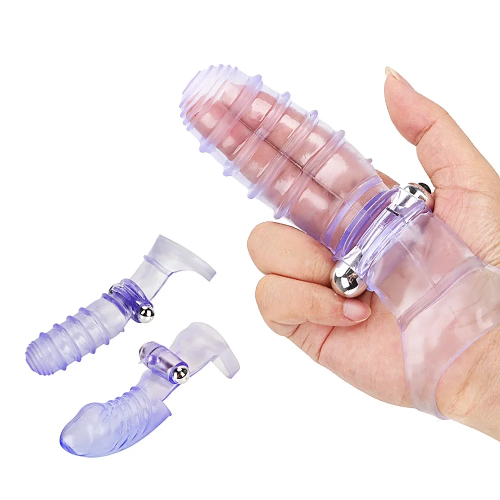 Seksspeeltjes Massager Vibrerende Vinger Mouw voor Vrouwen Clitoris Stimuleren Vrouwelijke Masturbator Snelle Volwassen Lesbische Producten