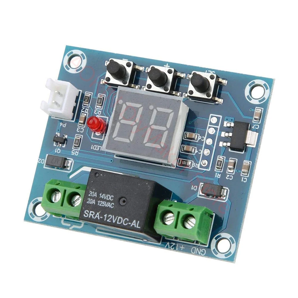 DC12V XH-M214 Soil Humidity Sensor Module Automatic Irrigation Sensor Digital Display Module with Soil Moisture Probe