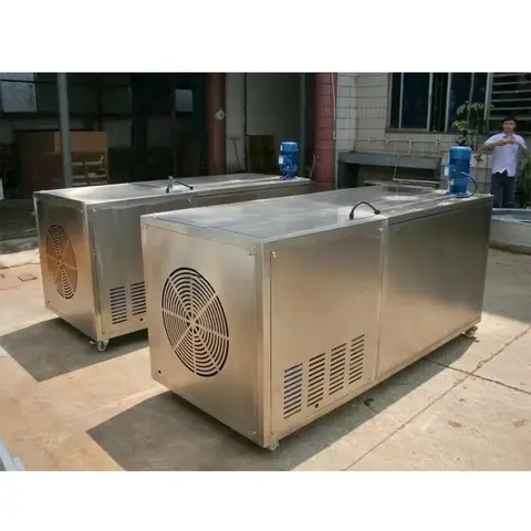 Customized Commercial Block Ice Making Machine Salt Water Ice System
