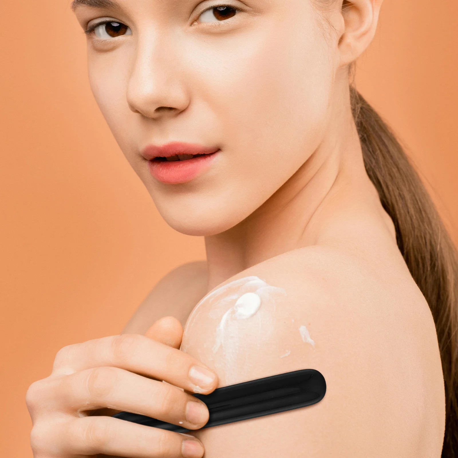 

Portable Obsidian Massage Stick Natural Facial Body Guasha Tool Shoulder Back Fatigue Relief Massager Obsidian Massage Stick