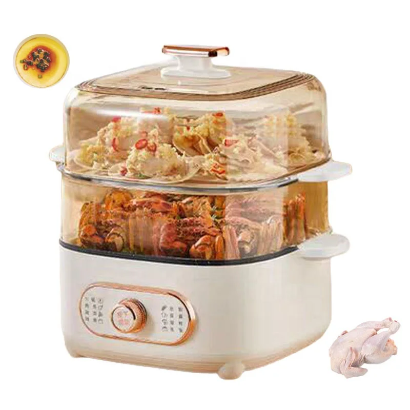 

Electric Steamer Multifunctional Household Capacity Multi Layer Steamer Box Steamer Breakfast Machine