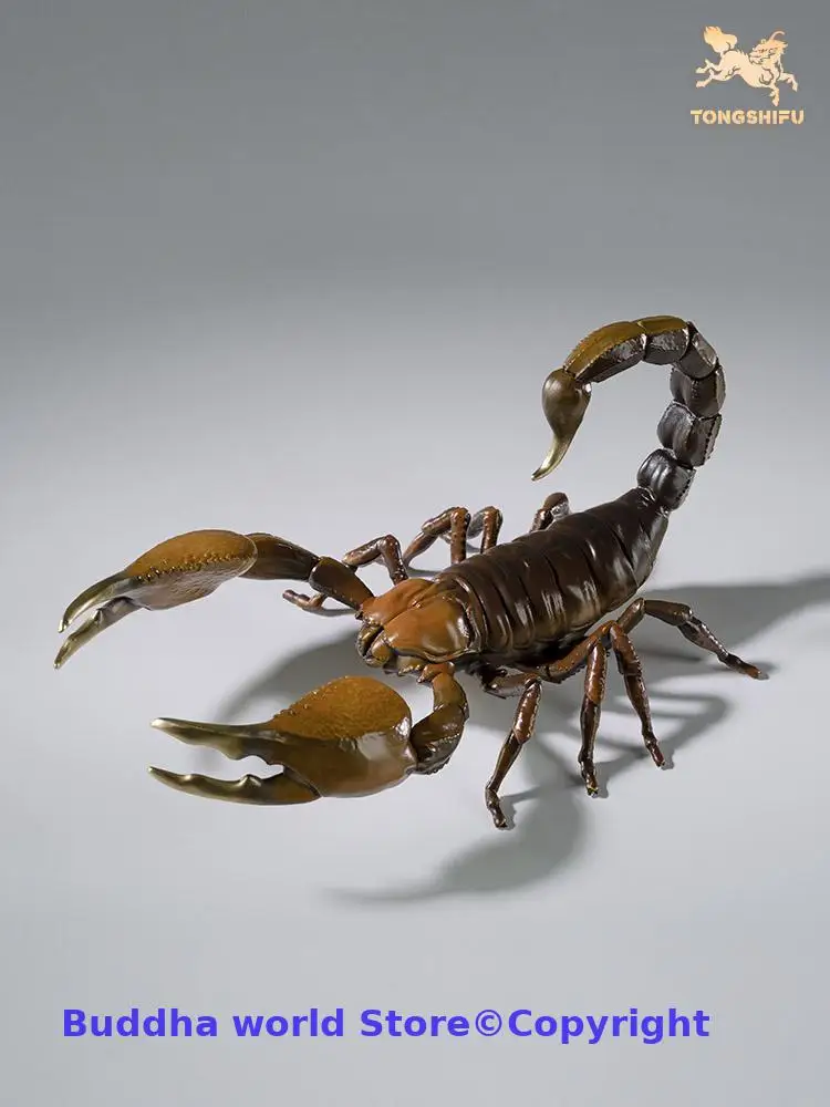 Amazing FU JIA YI FANG mascot TOP Handmade Copper large 3D Scorpion sculpture HOME BAR office high grade decoration art 50% OFF