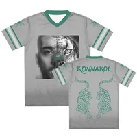 Camiseta gráfica del álbum KONNAKOL de Zayn Malik, camiseta de manga corta con cuello en V, camisetas de verano para hombre, camiseta con estampado 3D, ropa de calle Unisex