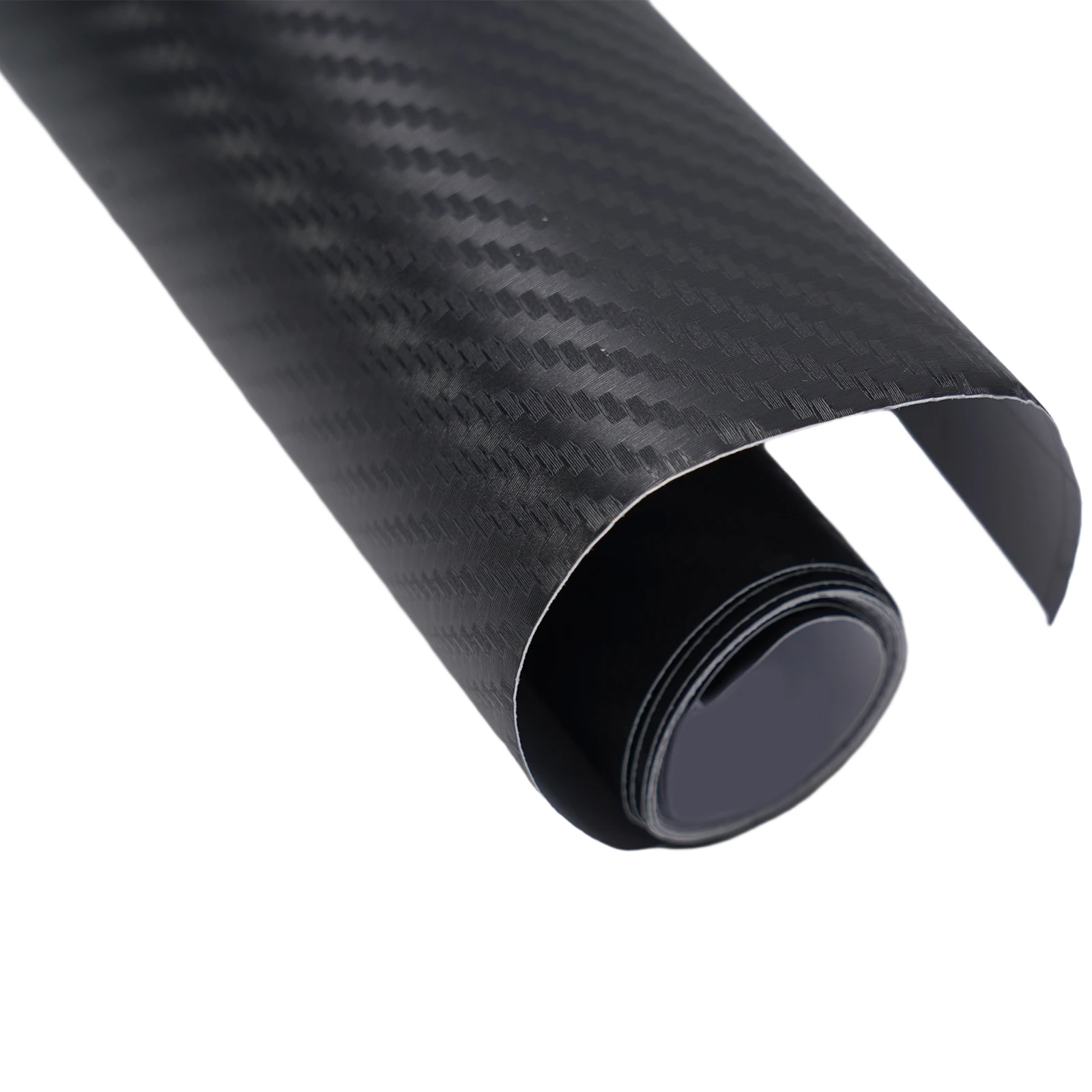 الشارات سيارة ملصق داخلي 3D ألياف الكربون نمط أسود داخلي استبدال الفينيل للماء التفاف عملي مفيد