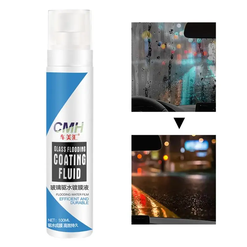 

Car Glass Anti-Fog Agent 100ml Windscreen Coating Solution Nanotechnology Agent Long-lasting Anti-Fogging Car Care Liquid For