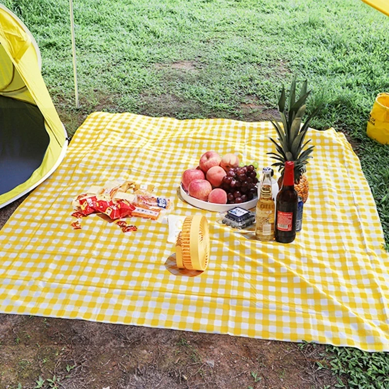 Tragbare Outdoor Picknick Matte Feuchtigkeit Beständig Tragen Beständig Frühling Tour Boden Matte Verdickte Wasserdichte Strand Matte Camping Matte