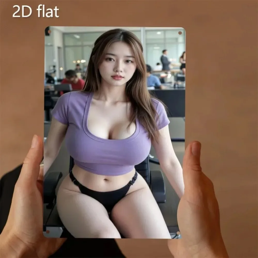 

Artfun Weatherproof Metal Wall Art for Indoor Outdoor Living Room Modern Iron Decor 7.87x11.8 Inch