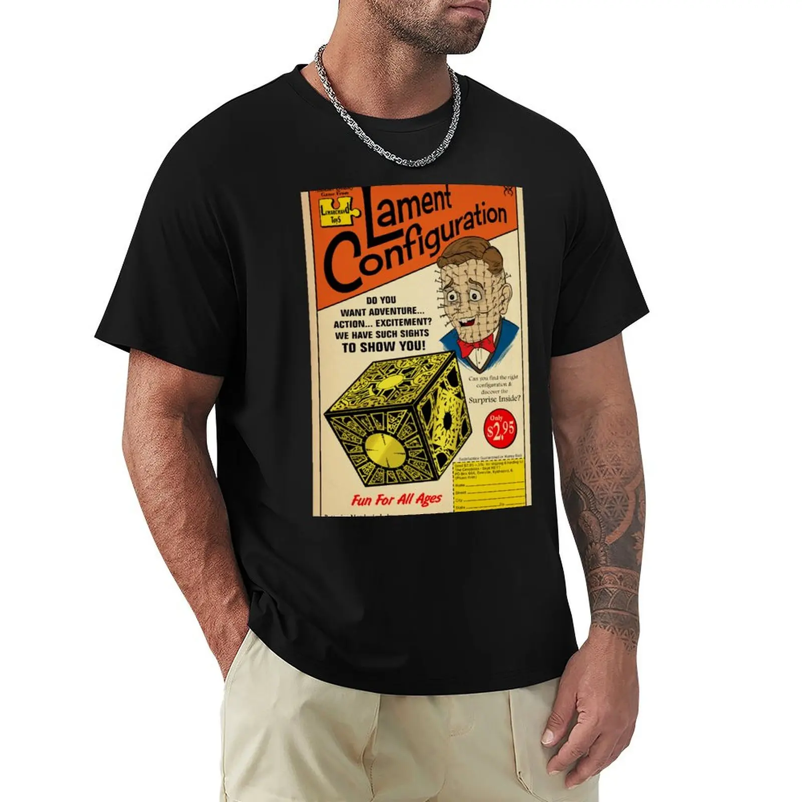 Lament Configuration comic ad T-Shirt Big Size Loose Fit Tee Shirt
