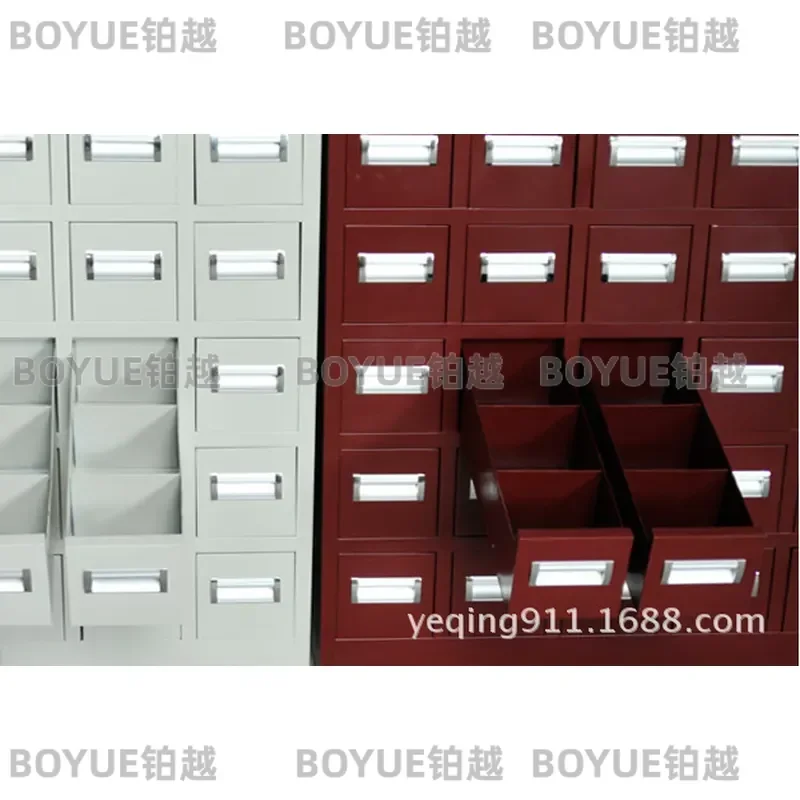 Thickened Steel Medicine Cabinet 30 Compartment Wall Mounted Storage Box for Bathroom Pharmacy First Aid Kit Organization