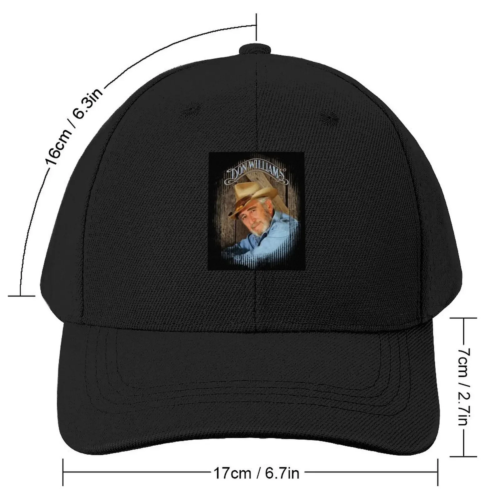 Don Williams Country Artist Pays Tribute The Hit Ballad Best Collection Design Music Popular Vintage Baseball Cap