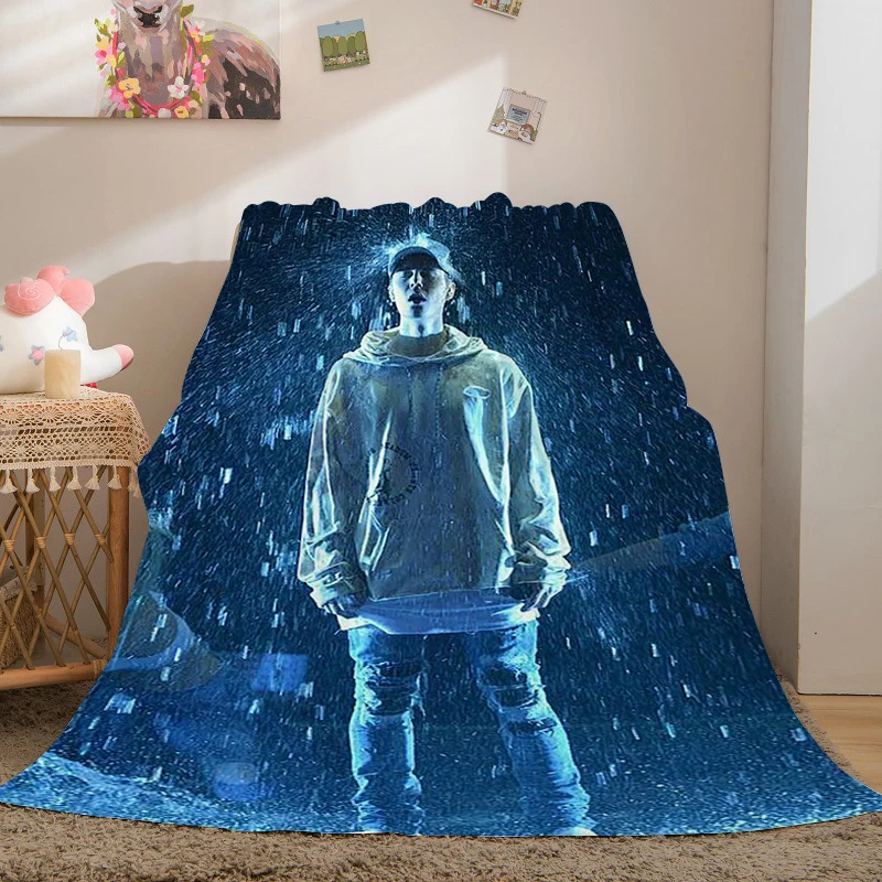 

Digital Print Sofa Blankets for Winter A-Justin Bieber Camping Microfiber Bedding King Size Bed Fleece Custom luffy Soft Blanket