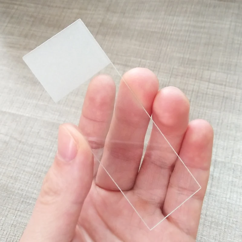 Imagem -04 - Microscópio em Branco Glass Slides Fosco Slides para Laboratório Preparação de Espécime e Ciência Único Lado 25x76 mm 50 Pcs