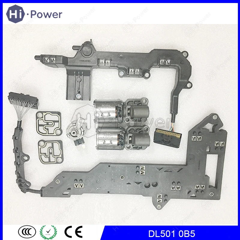 

DL501 0B5 Transmission Valve body Solenoids /New Circuit Board Wiring For Audi A4 B8 A5 A6 4G A7 Q5 RS4 RS5 0B5398009C / 398048D