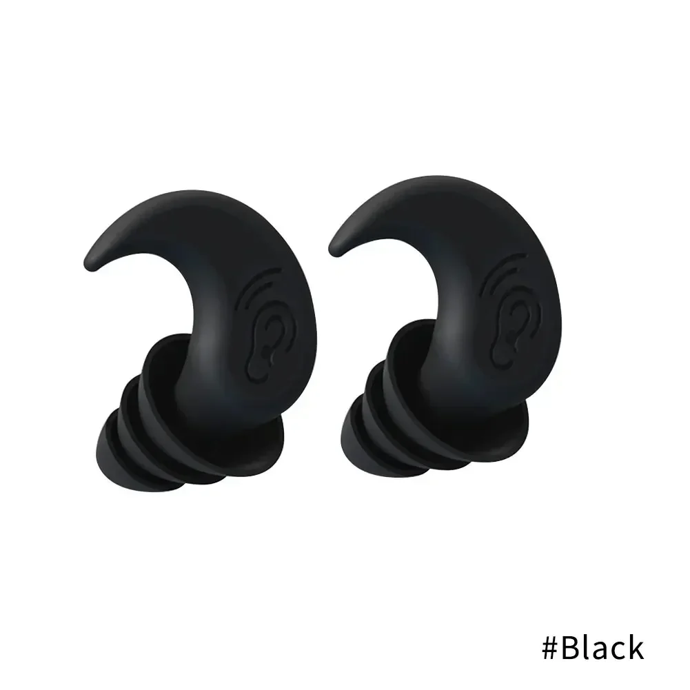 

Sleep-Friendly Professional Silicone Waterproof Earplugs, Noise-Reducing Soft Foam Sleep Earplugs