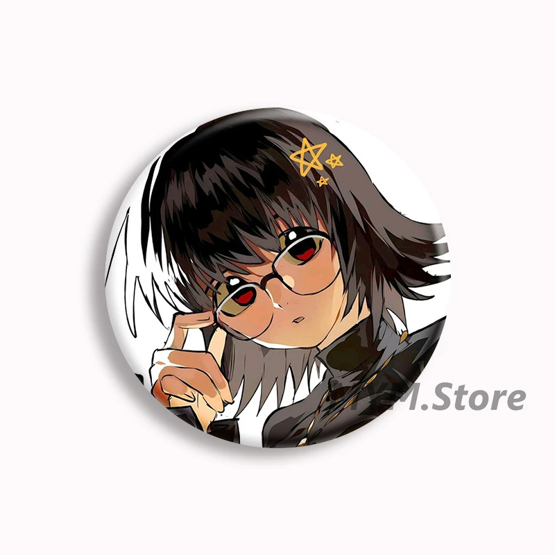 Shizuku Murasaki Anime Soft Button Pin Hunter Cartoon Character Fanart Brooch Badge Bag Decor Fans Collect Friends Gifts
