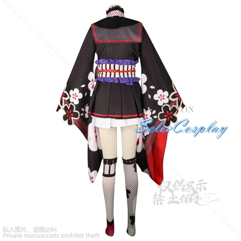 Anime Game Blue Archive Kosaka Wakamo Cosplay Costume Jk Kimono Party Uniform Wig Heatwear Mask Fox Hallowen Carnival Party Cos