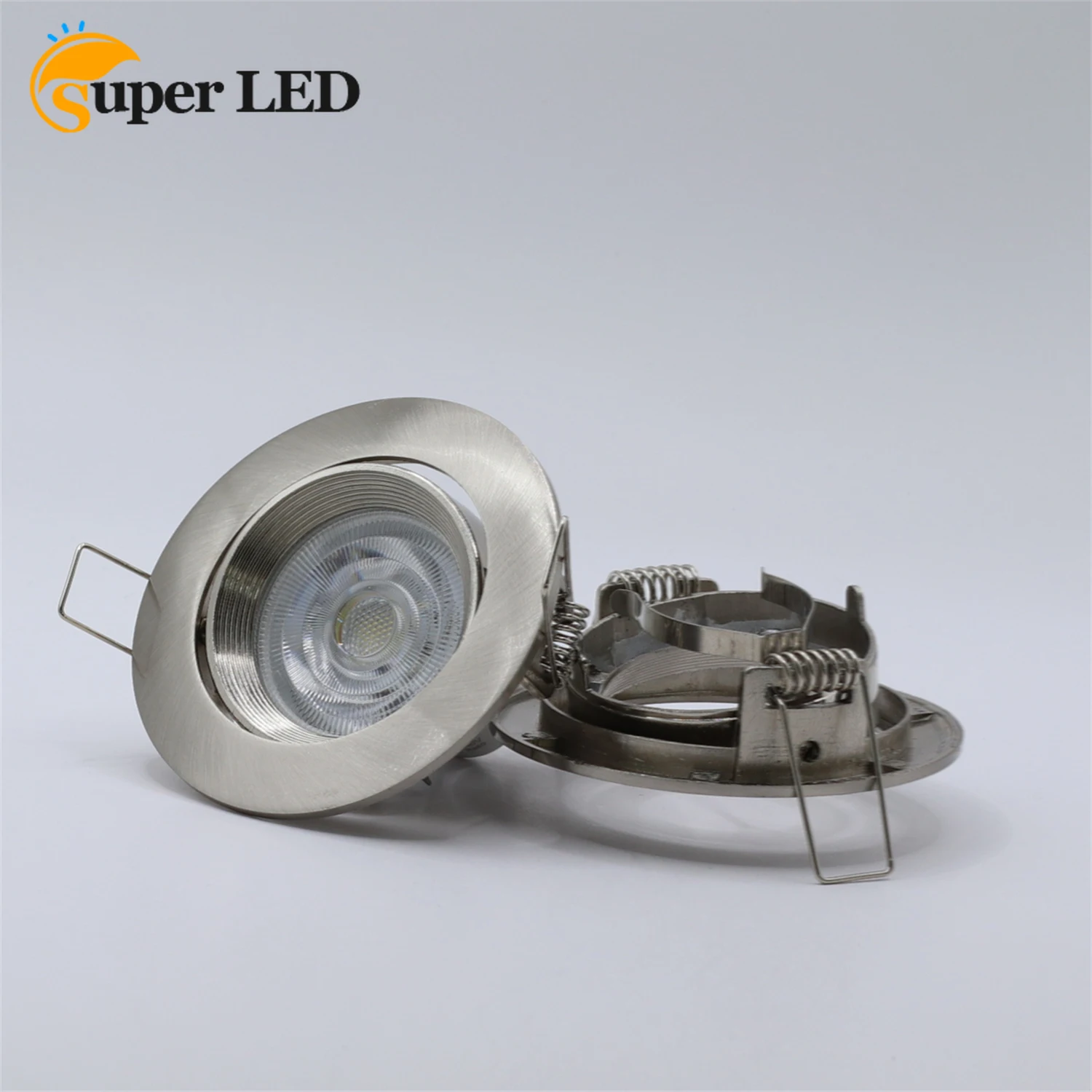 Light Part Housing Recessed Commercial Anti Glare Spotlight Downlight Adjustable Down Light Frame