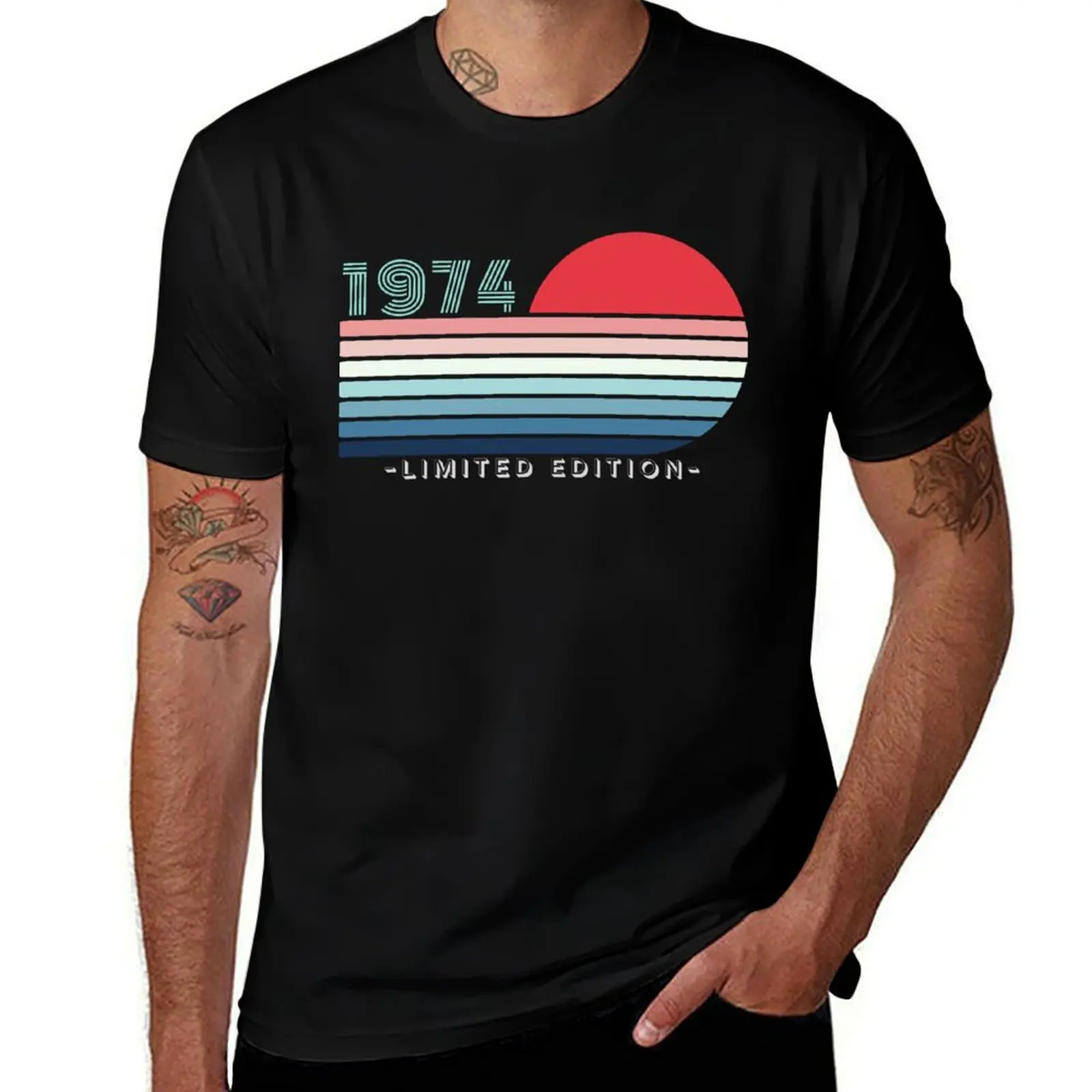 

Limited Edition - Born In 1974 - Birthday - Legend Since 1974 T-Shirt man t shirts graphic T-Shirt