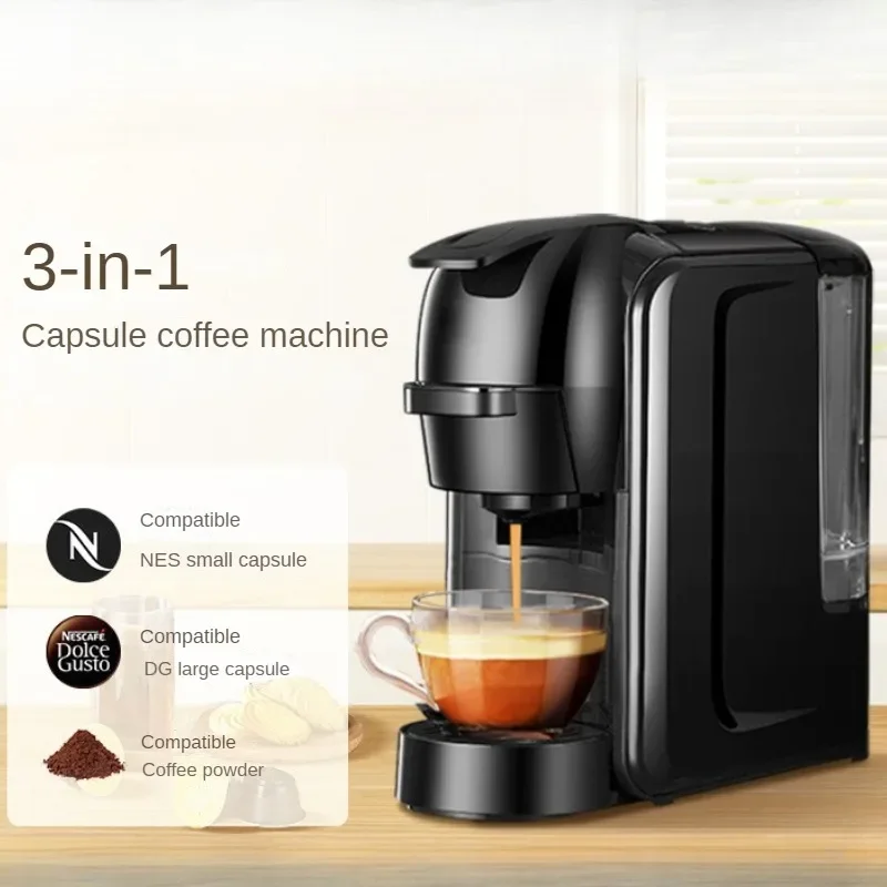 Multifunctional capsule coffee machine Portable home smart coffee machine Compatible with various capsule office coffee machines