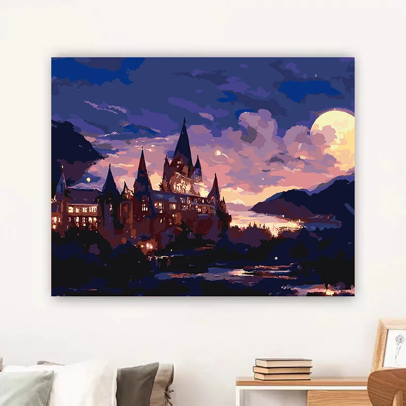 

5224061 Digital oil painting living room decorative painting sofa background wall hanging painting