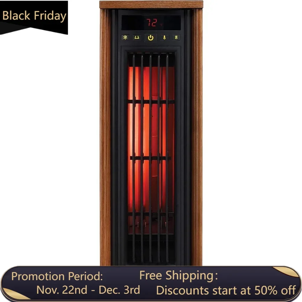 Electric Tower Heater, Oscillating Tower and Space Heater for Office or Large Room up to 1,000 Square Feet