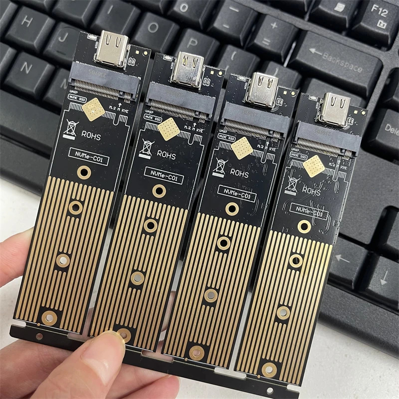 M.2 to USB 3.0 TYPE C Riser Board Converter Adapter NGFF B+M Key 6Gbps M.2 NVME M Key 10Gbps Card for 2230 2240 2260 2280 M2 SSD