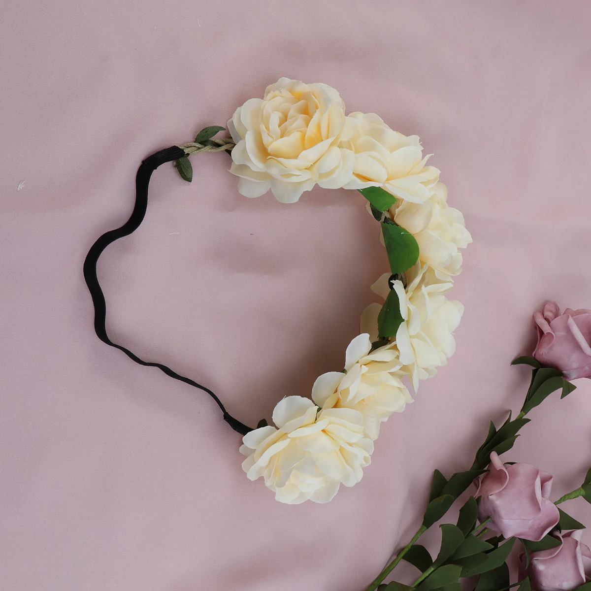 

Floral Headband Accessories One Size Fits Flower Hair Accessories Flower Hair Piece Most Women Girls Party Tropical Daily Decor