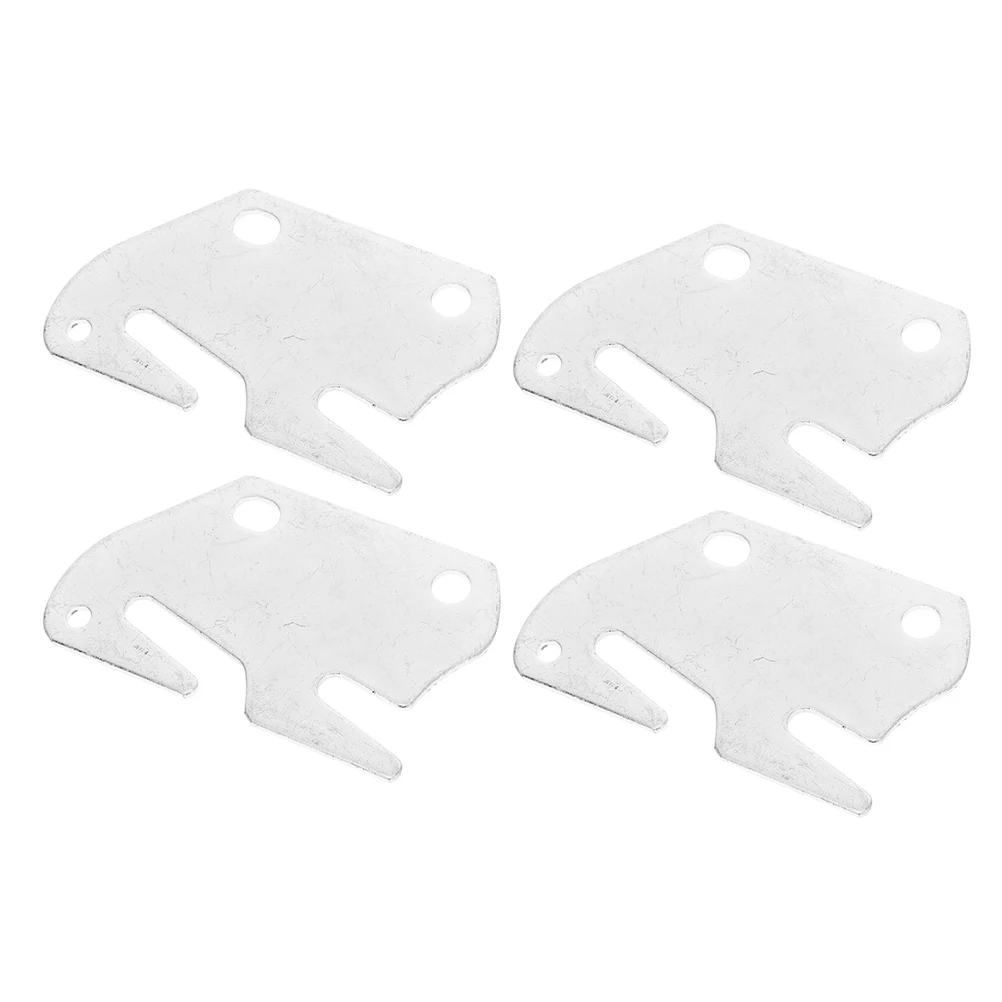 

4pcs Furniture Connector Sturdy Bed Hardware Accessories Replacement Parts for Chair Rail Hook Receiver Bracket Frame