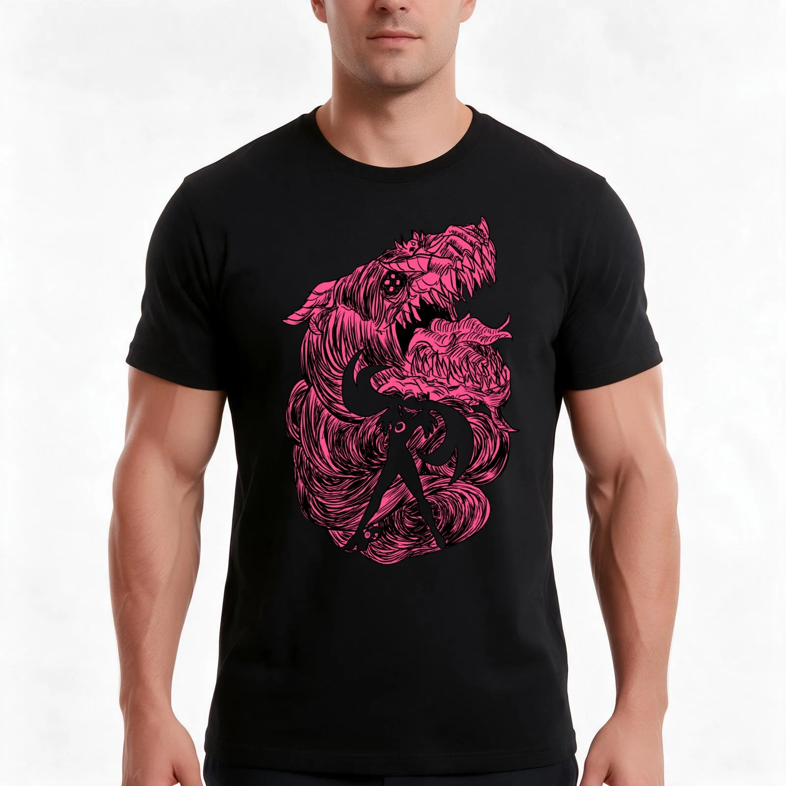 Bayonetta: Gomorrah Summon T-Shirt, Summer Casual Cotton Tee, Oversized Streetwear Tops, Vintage Graphic Print, Unisex Men Women