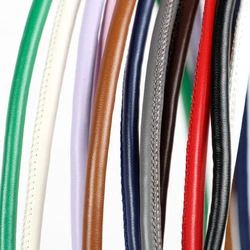 REGELIN 2meters 6mm Colorful Faux Sheepskin PU Leather Strap Findings Leather Cord String Rope DIY Necklace Bracelet Making
