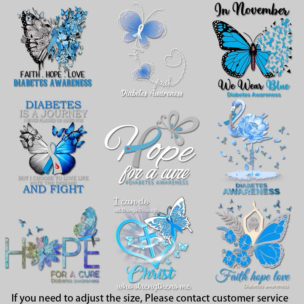 

Надежда - тематическая лента Art Blue - лента с изображением бабочки, термонаклейки для одежды, универсальный тканевый дизайн, сделай сам