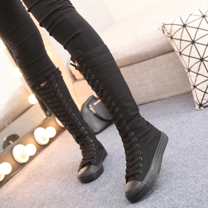 Boots Canvas Shoes Increased Internal Latest Sneakers Pure Dance Shoe For Women Boot Sports Shoes Dance Side Zipper casual shoes