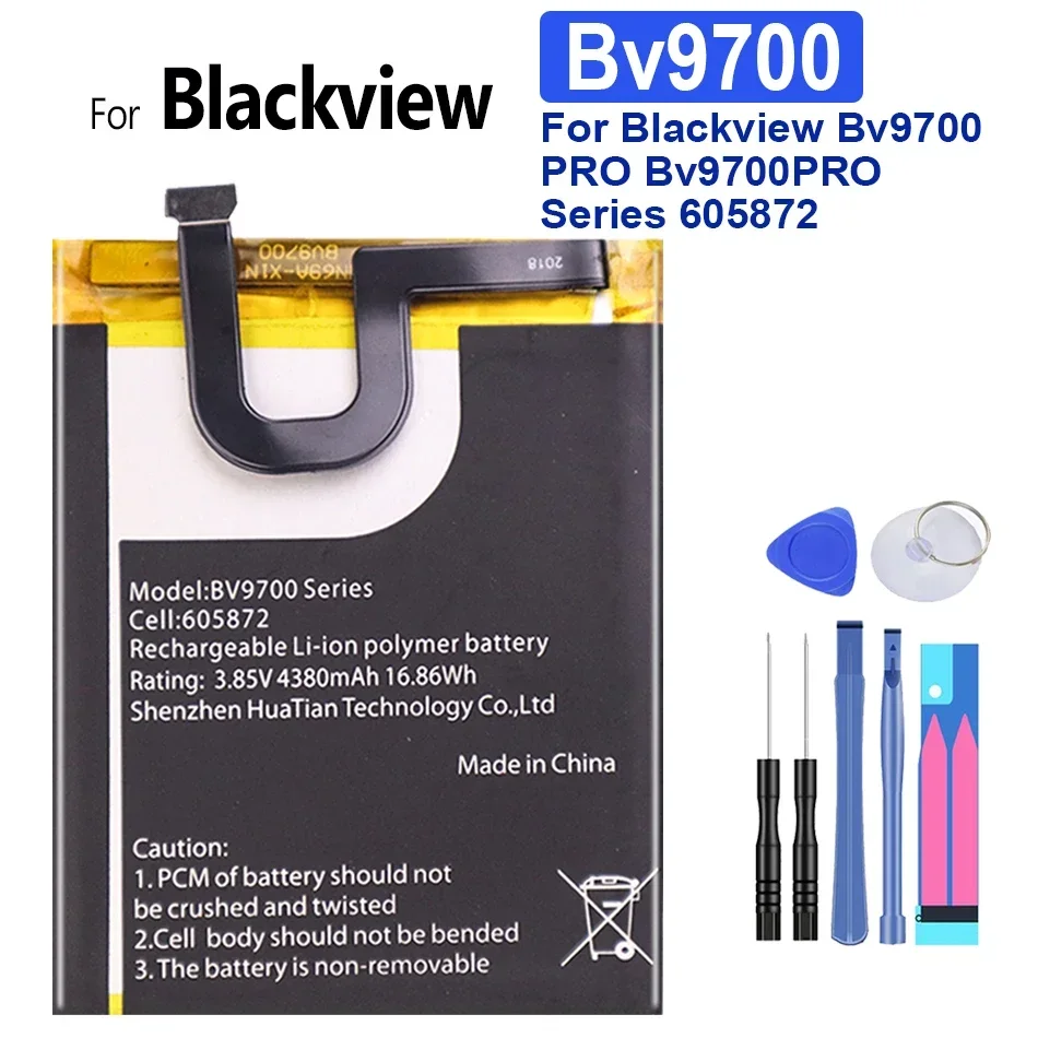 Batteria da 13000 mAh per Blackview BV6000 BV6600 BV6800 BV6900 BV7000 Pro BV8000 BV9000 BV9500 BV9600 BV9700 BV9800 BV9900