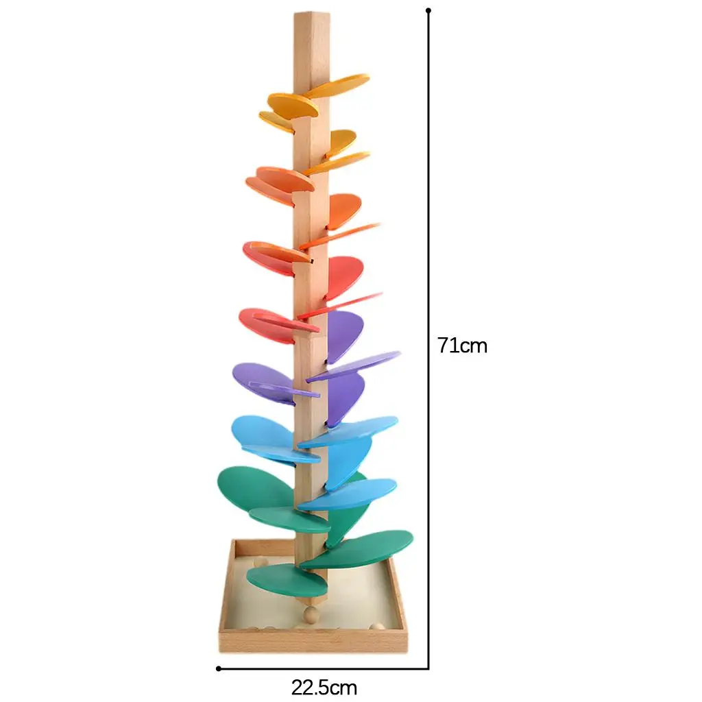 28 Inch Kleurrijke Bouwstenen Boom Bloemblad Interactieve Speelgoed Kleuterschool