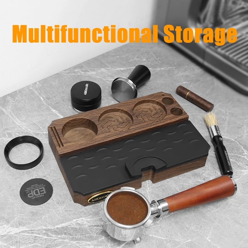 Coffee Tamping Station Stand Portafilter Holder 51MM 54MM 58MM ABS For Delonghi Breville Lelit Espresso Accessories Barista Tool